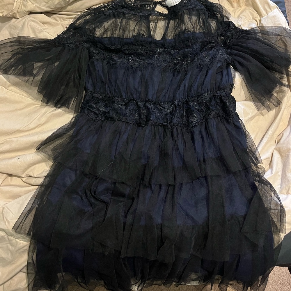 Black goth Liquorish Dress